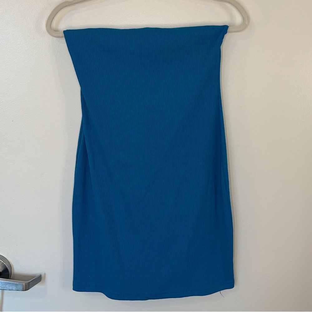 Princess Polly Blue Strapless Dress